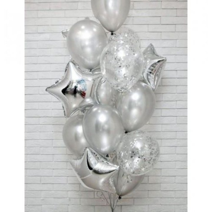 Фонтан шаров "Сильвер мун" в Липецке