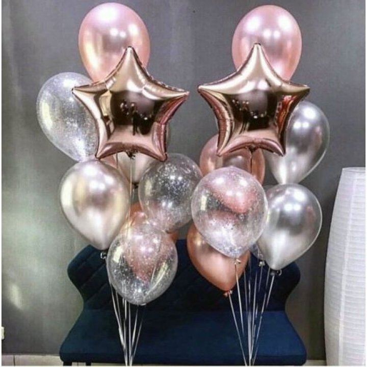 Фонтаны шаров "Дубль старт" в Липецке