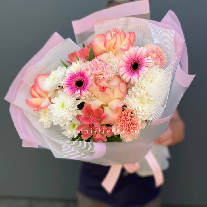 Яркий букет "Спринг" в Липецке