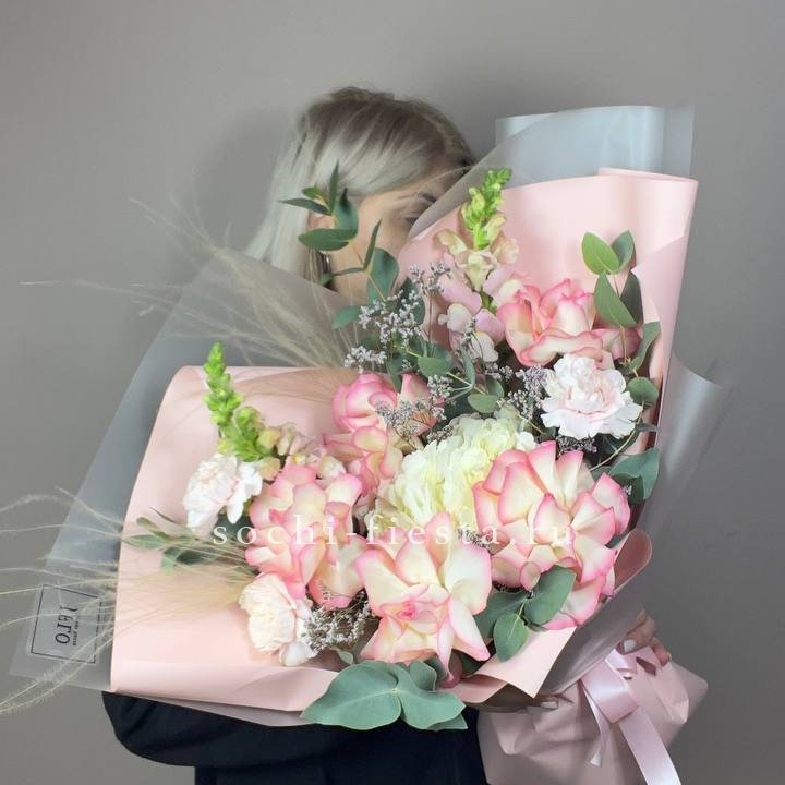  Букет  "Закат для неё" в Липецке