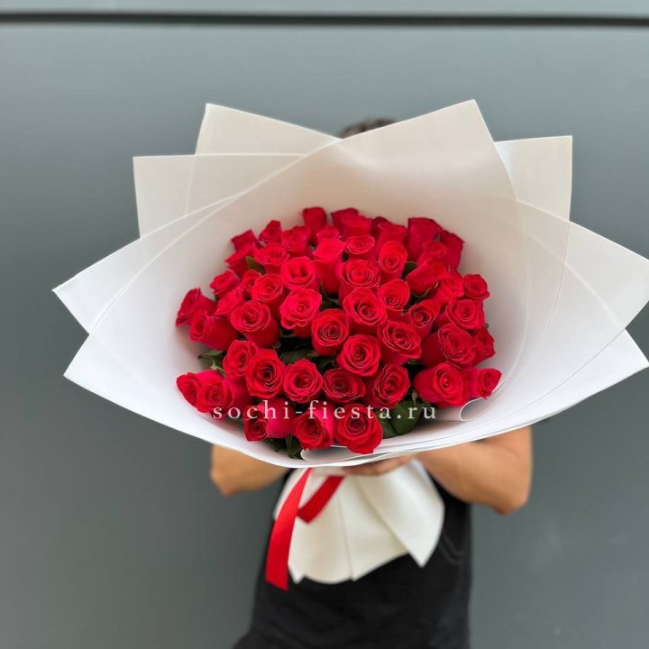 51  красная роза в Липецке