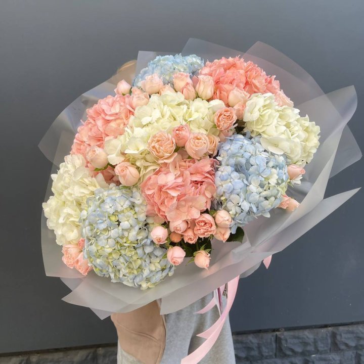 Дуо гортензии и бомбастик в Липецке