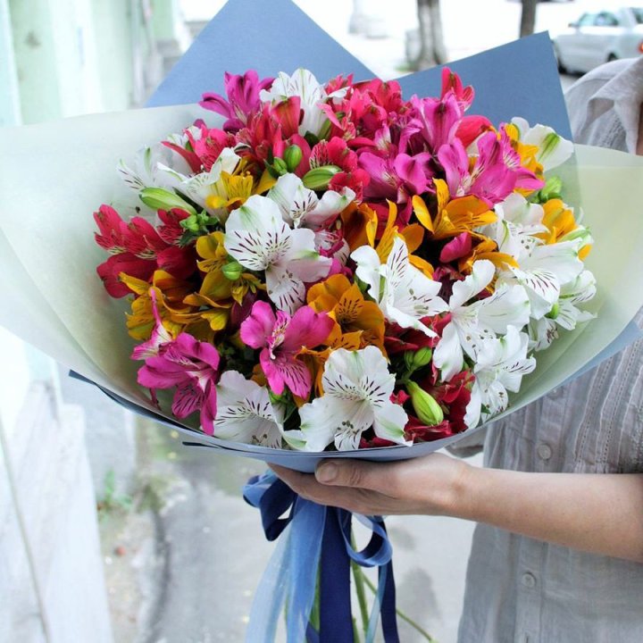 Микс альстромерий в Липецке