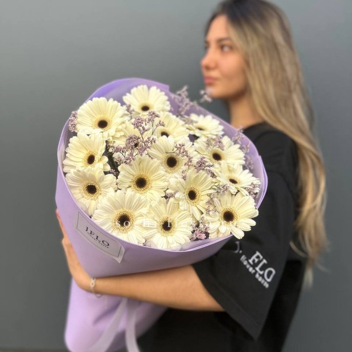 Букет голландских гербер "Лавандер" в Липецке