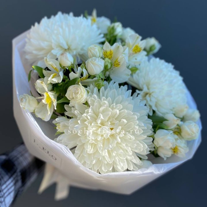 Букет из хризантем "Миранда" в Липецке