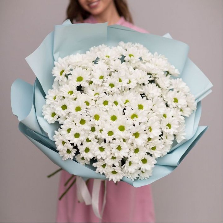  Букет хризантем "Бон-бон" в Липецке