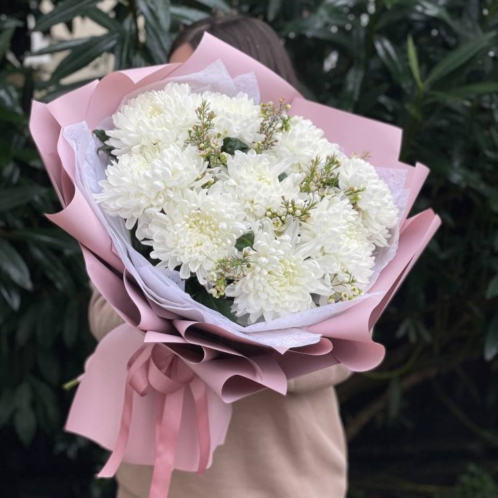 Букет хризантем №1 в Липецке