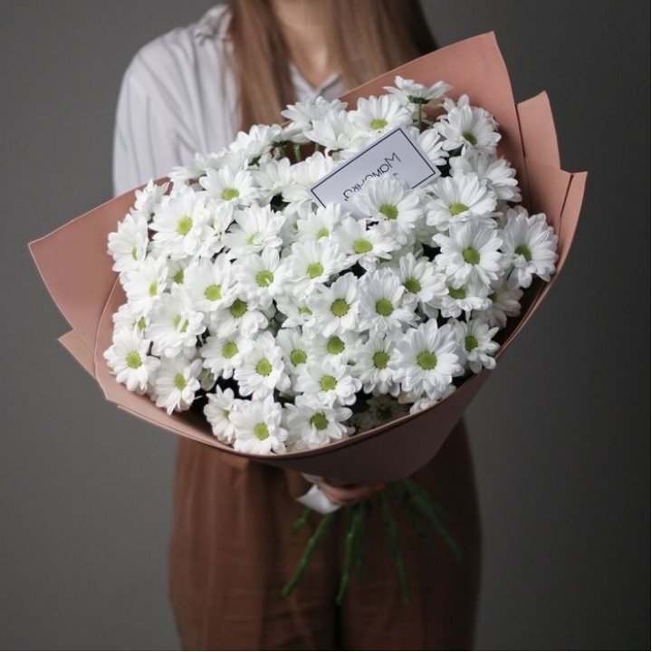 Хризантемы в крафте в Липецке