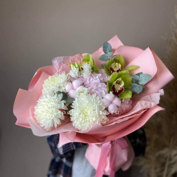  Букет с орхидеями "Вита" в Липецке