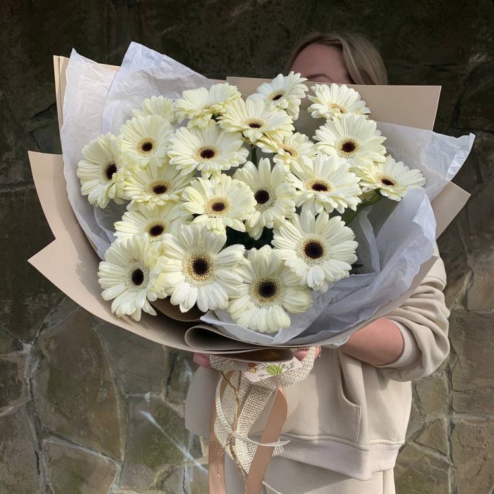 Букет голландских гербер "Шейн"" в Липецке