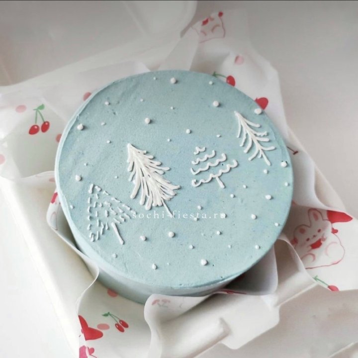 Бенто-торт "Елки" в Липецке