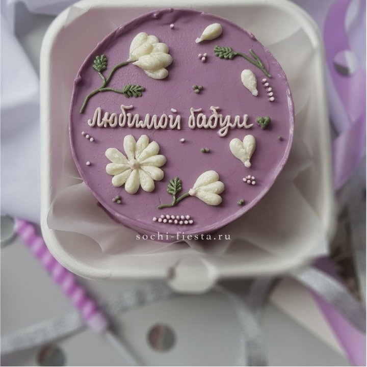 Бенто-торт "Любимой бабуле" в Липецке
