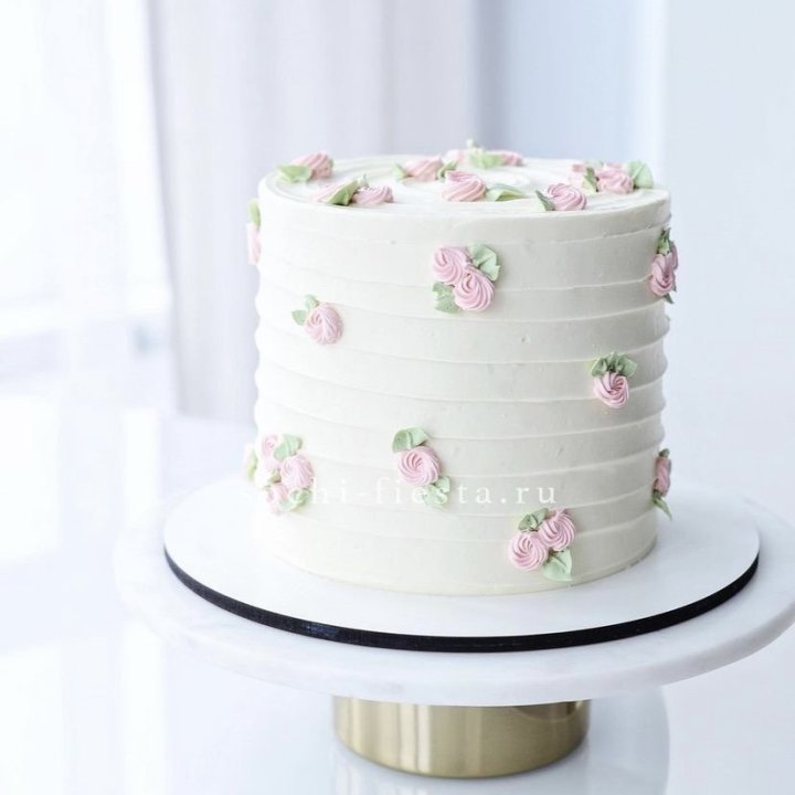 Торт "Розы в снегу" в Липецке