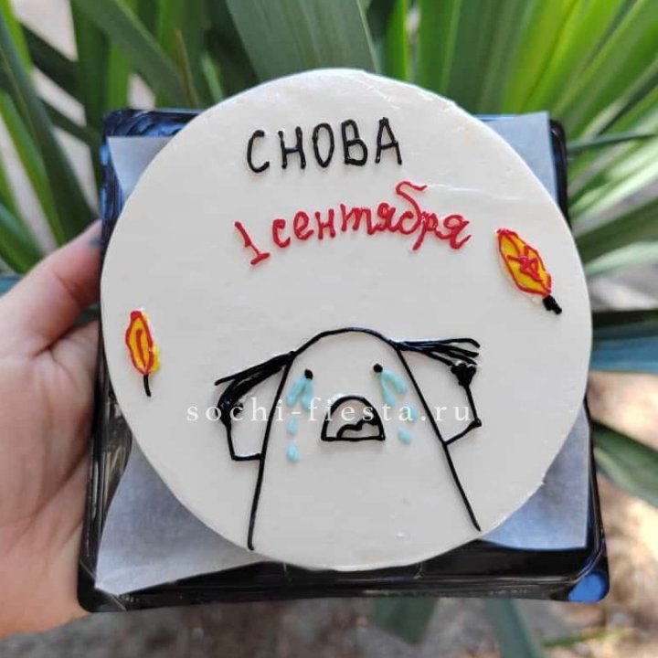 Бенто-торт "Не опять, а снова..." в Липецке