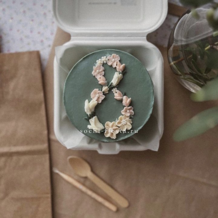 Бенто-торт "8 марта" green  в Липецке