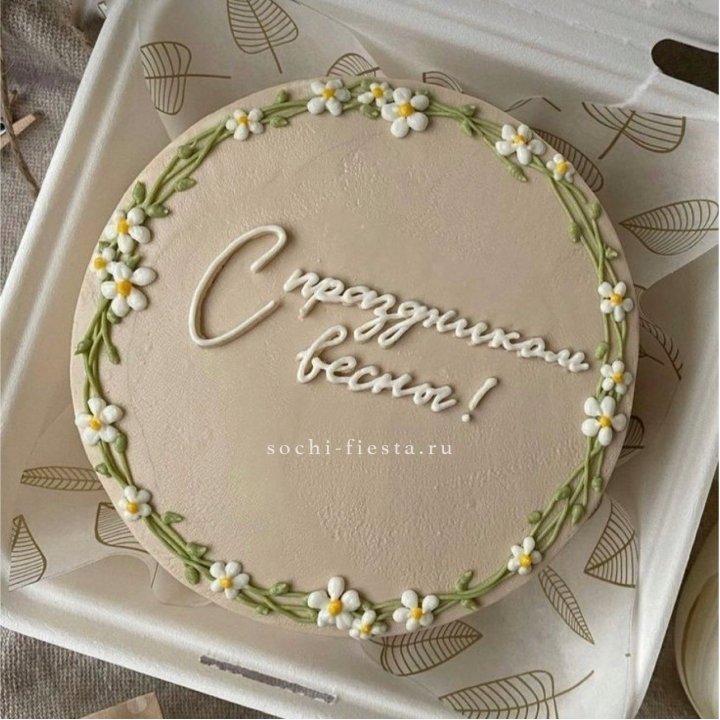 Бенто-торт "C праздником весны!"  в Липецке