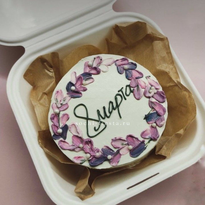 Бенто-торт "8 марта цветы"  в Липецке