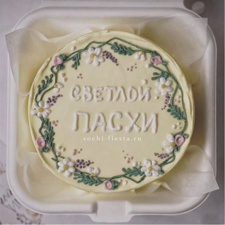 Бенто-торт "Светлой Пасхи" 2 в Липецке