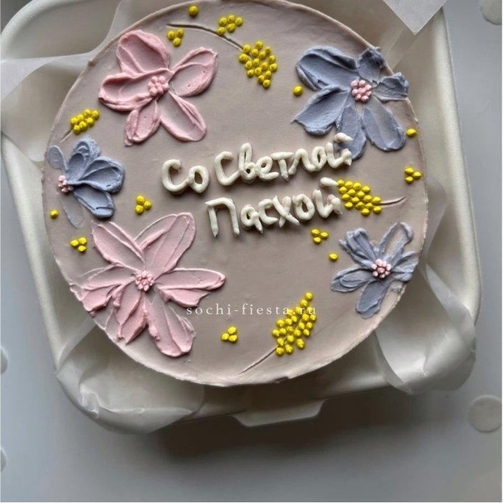 Бенто-торт "Светлой Пасхи" 3 в Липецке