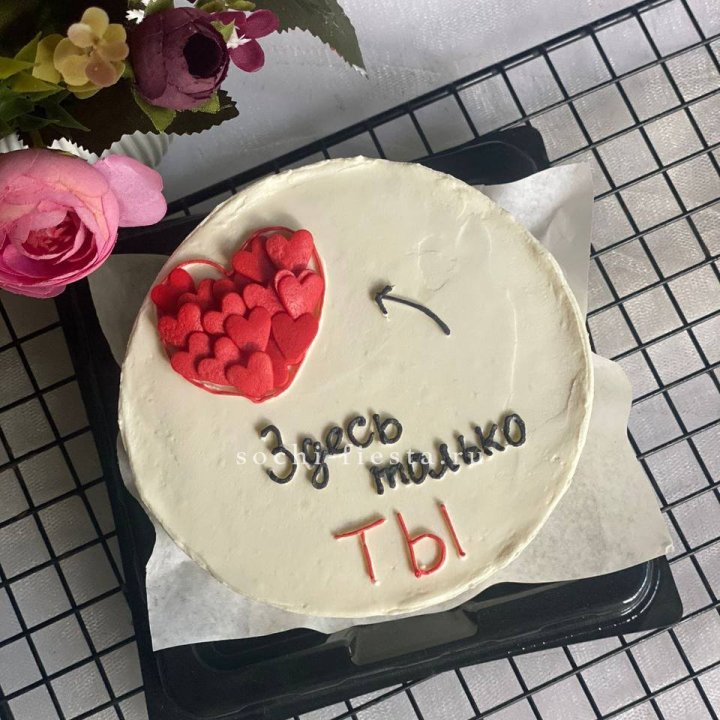 Бенто-торт "В моем сердце только ты"  в Липецке