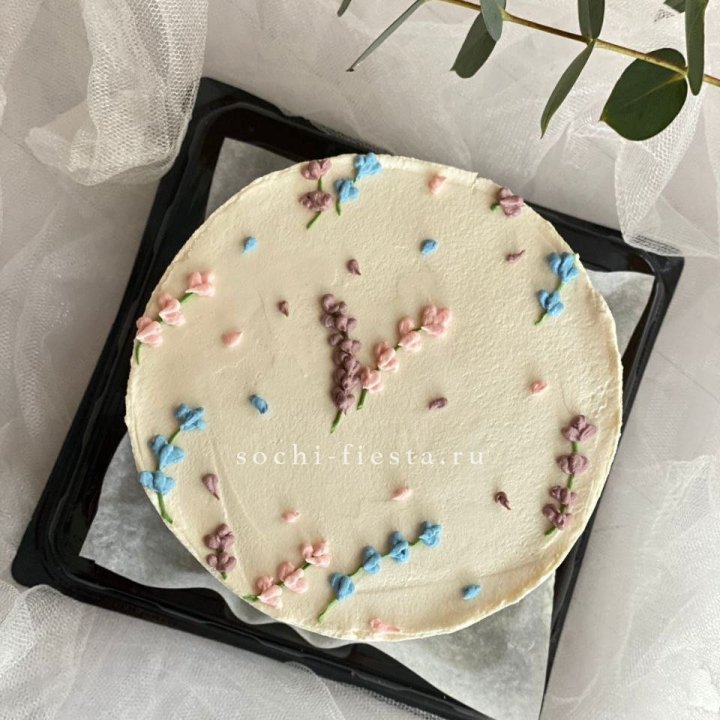 Бенто-торт "Лаванда" в Липецке