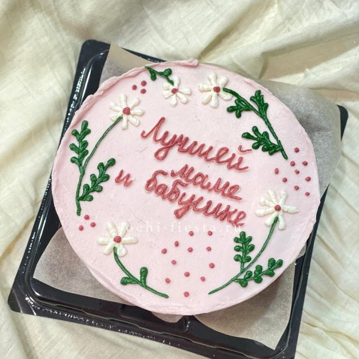Бенто-торт "Лучшей маме и бабушке"  в Липецке