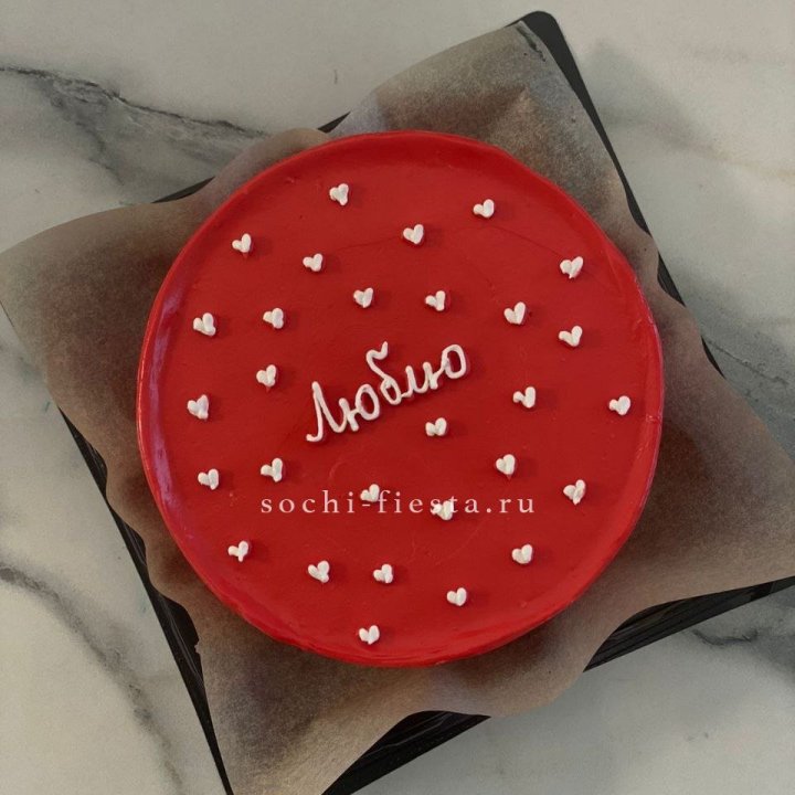 Бенто-торт "Люблю" в Липецке