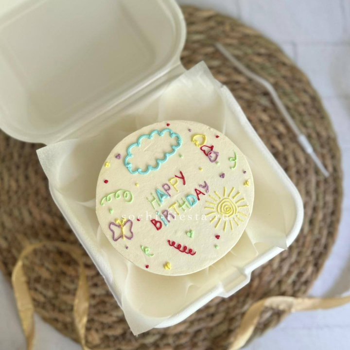 Бенто-торт "С днем рождения!"  в Липецке