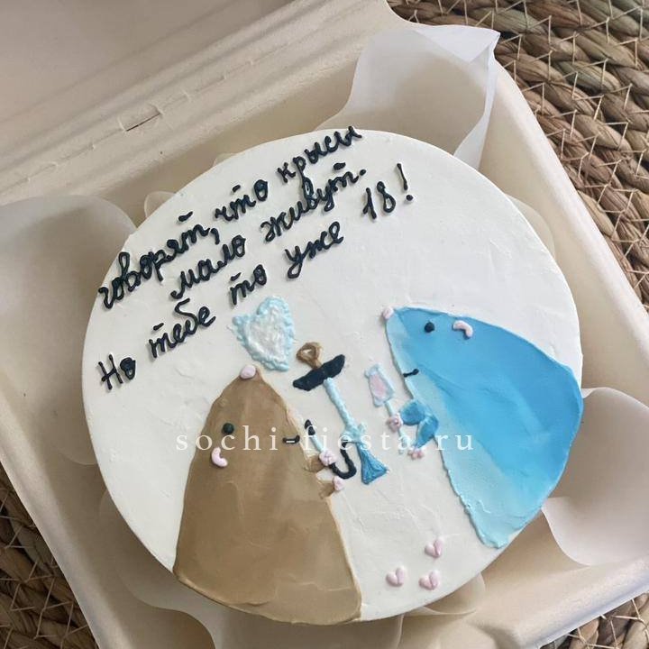 Бенто-торт "Крысы"  в Липецке