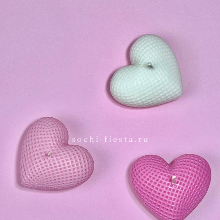 Набор свеч сердец в Липецке