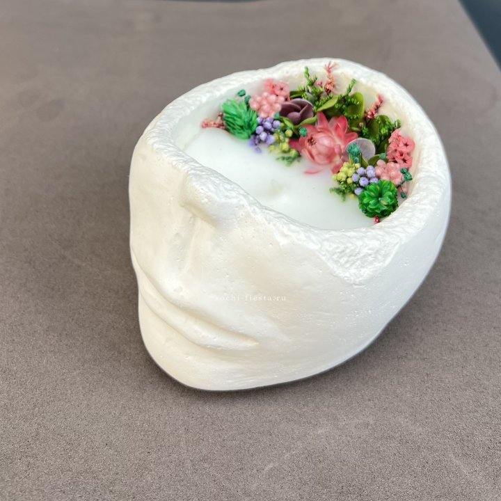 Свеча ароматическая в гипсе  в Липецке