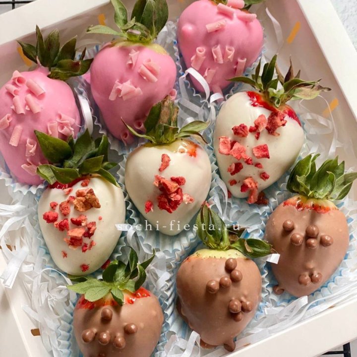 Клубника в шоколаде 9 ягод в Липецке