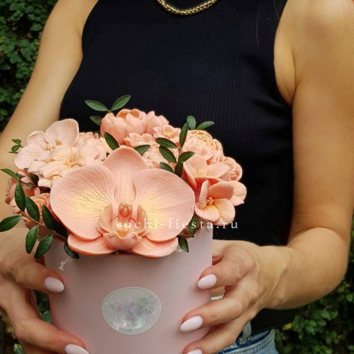 Шоколадный букет Орхидей в Липецке