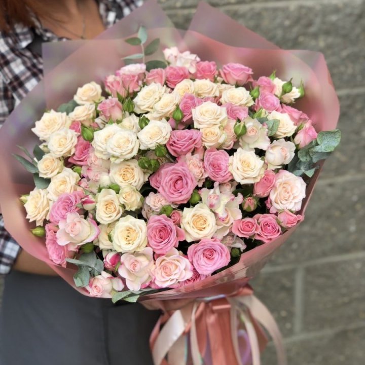 21 кустовая роза в Липецке