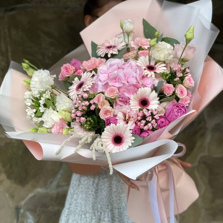 Авторский букет Пич в Липецке