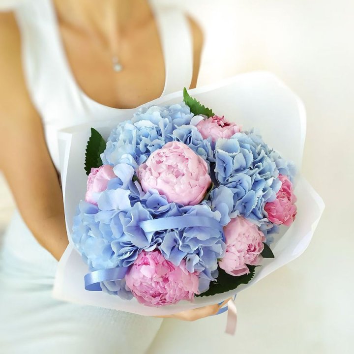 Гортензия и Пионы в Липецке