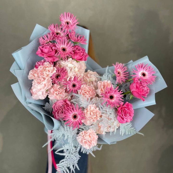 Дизайнерский букет "Свит хаер" в Липецке