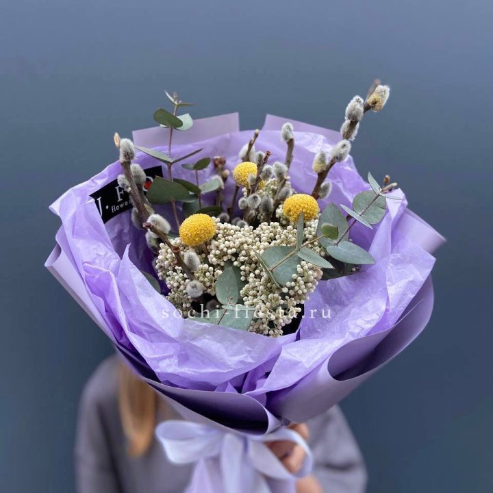 Букет с Вербой №1 в Липецке