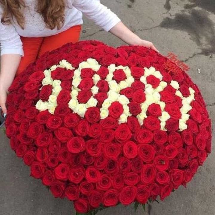 351 роза "Прости меня" в Липецке