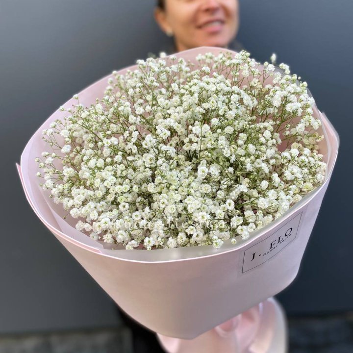 11 белых гипсофил в фоамиране в Липецке