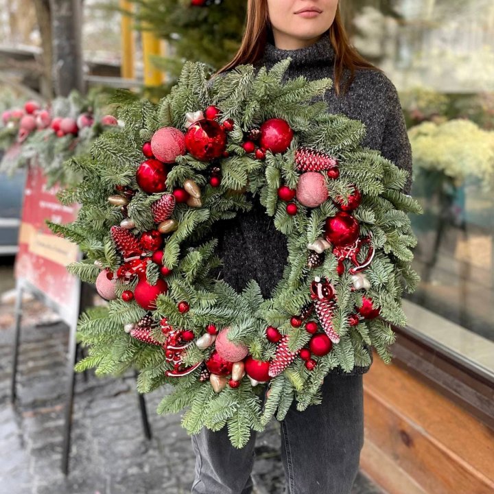 Рождественский венок  в Липецке
