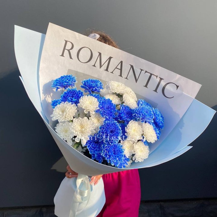 Букет кустовых хризантем  в Липецке