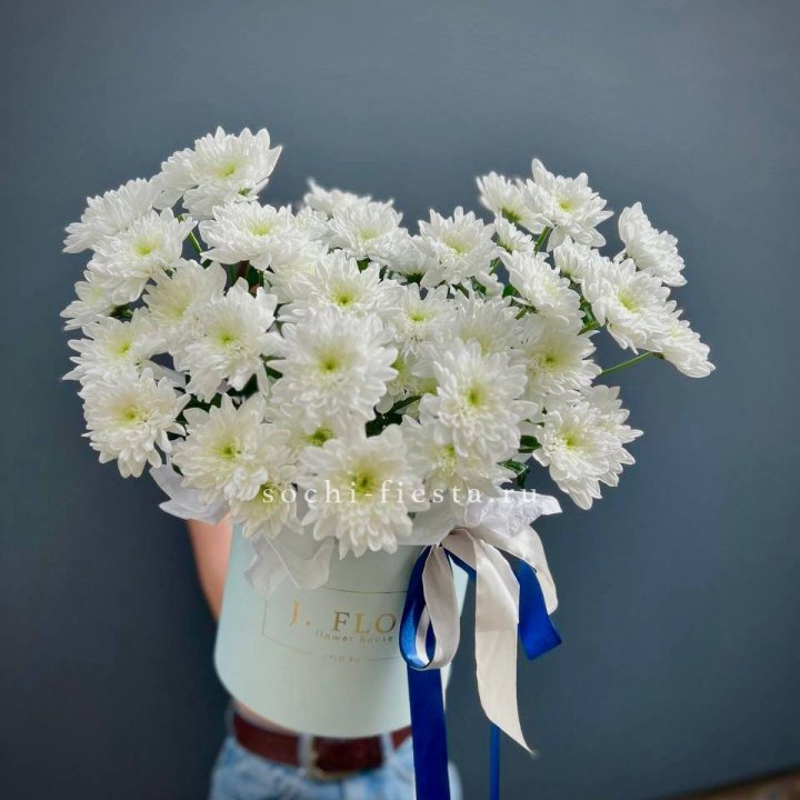 Коробка с хризантемами №3 в Липецке