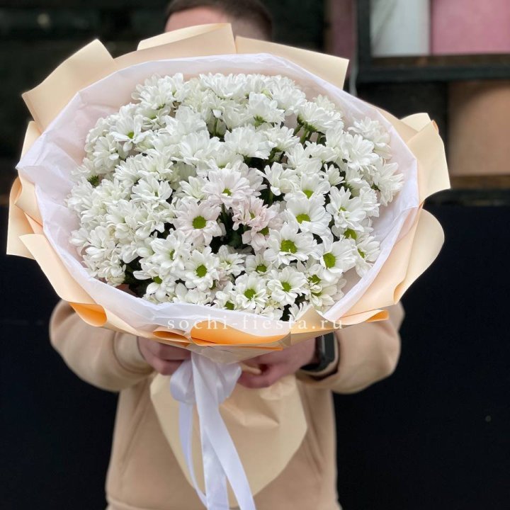  Букет хризантем в Липецке