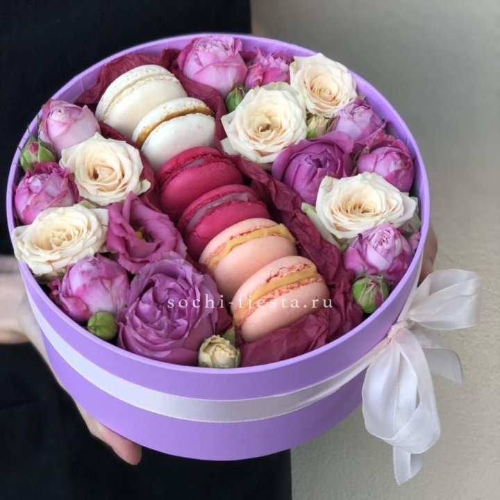 Цветочный бокс "Лаванди" в Липецке