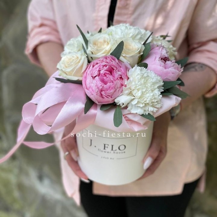 Цветочный бокс мини №2 в Липецке