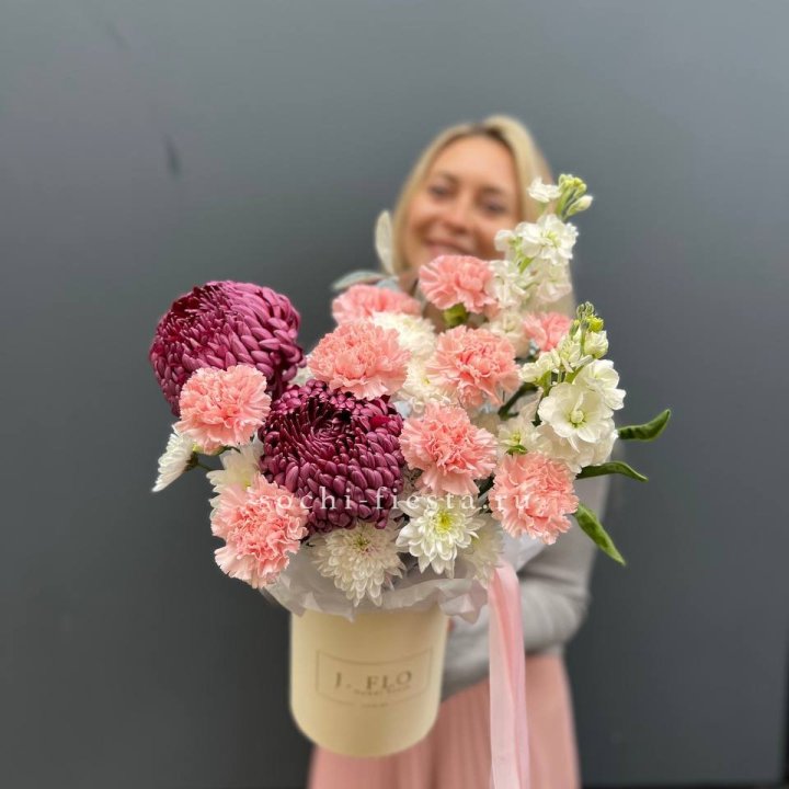 Цветочный бокс №4 в Липецке