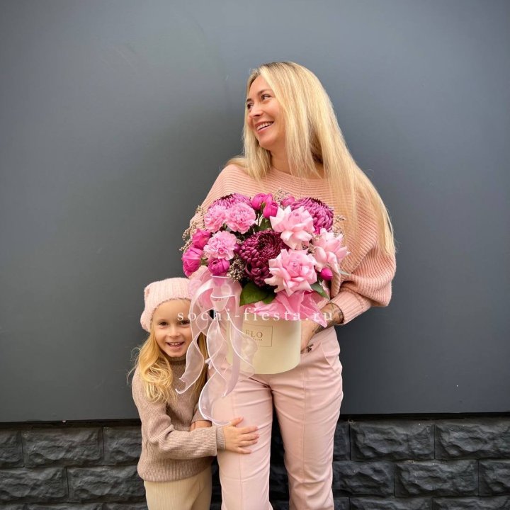 Цветочный бокс "Альба" в Липецке