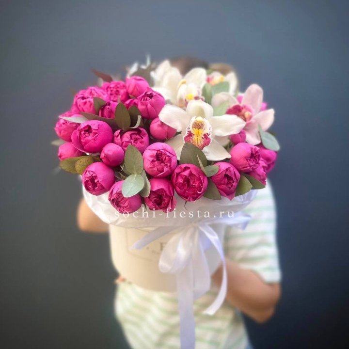 Бокс дуо мисти и орхидеи в Липецке