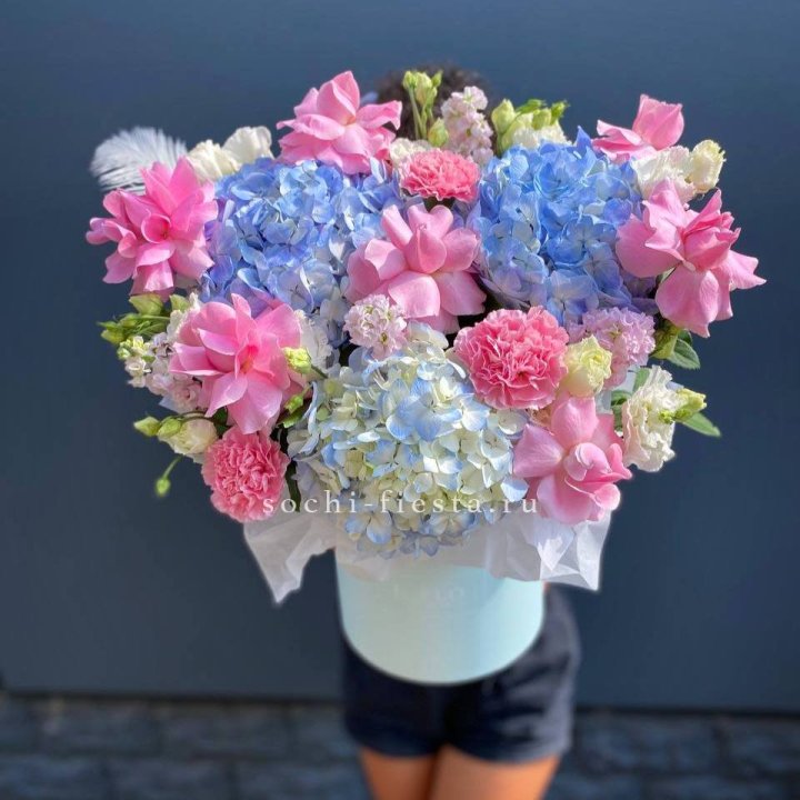 Коробка с цветами "Лемия" в Липецке